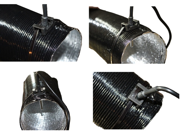  Wifi smart teplotní senzor s digitálním displejem a vzdáleným kabelovým senzorem 1m, rozsah měření -40°C - 120°C, zpětná vazba pro nezávislé topení