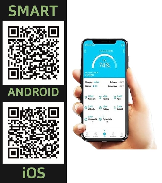 Baterie LiFePO4 12,8V 140Ah, 1792Wh, Lithium-železo-fosfátová baterie, smart Bluetooth BMS