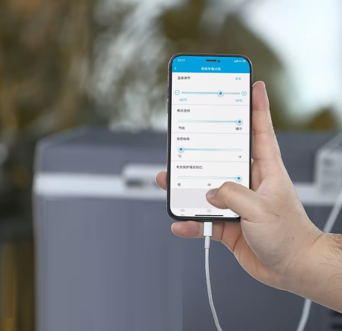 Autochladnička kompresorová, autolednice, objem 29l, napájení 12V, 24V nebo 230V, LCD displej