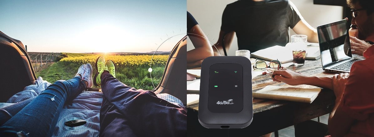 4G LTE Mobilní Wi-Fi modem, hotspot pro SIM kartu, rychlost 150Mbps, včetně SIM karty