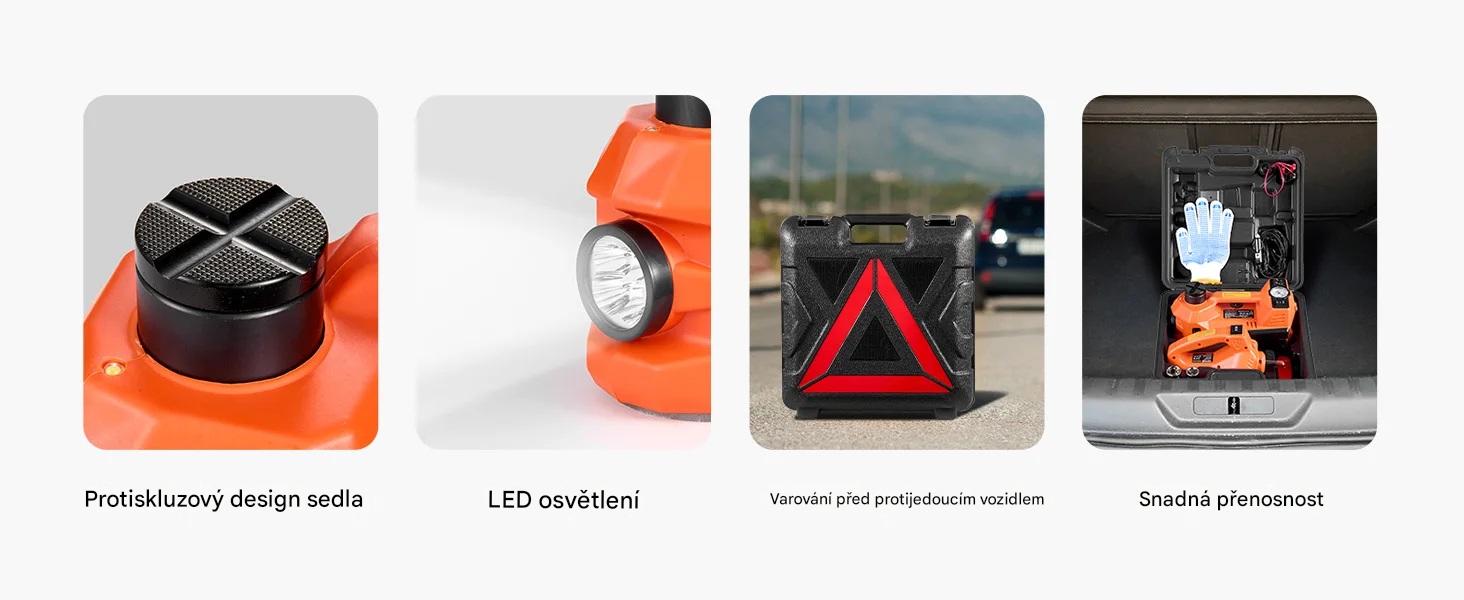 Automatický elektrický zvedák 5 tun pro dodávky SUV a osobní automobily s kompresorem