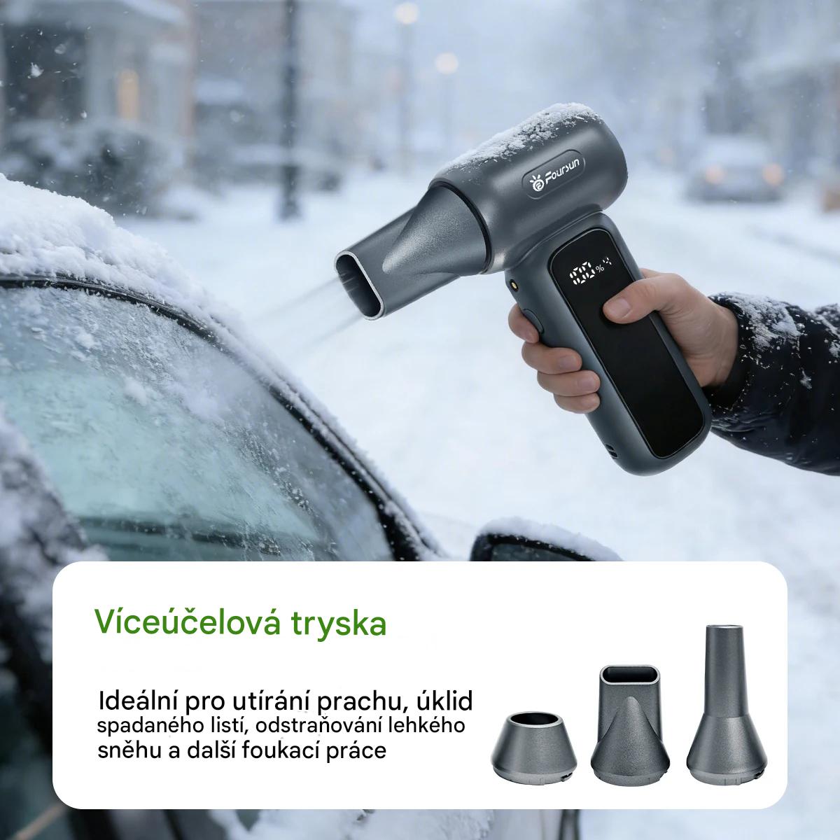 Akumulátorový vzduchový čistič 150 000 RPM pro PC a auto