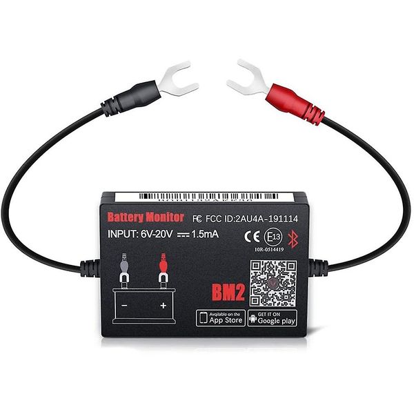 BM2 Bluetooth 4.0 tester baterie, kontrola stavu baterie 12V (6-20V)