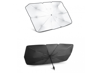 Sluneční clona skládací na čelní sklo automobilu 145x75cm